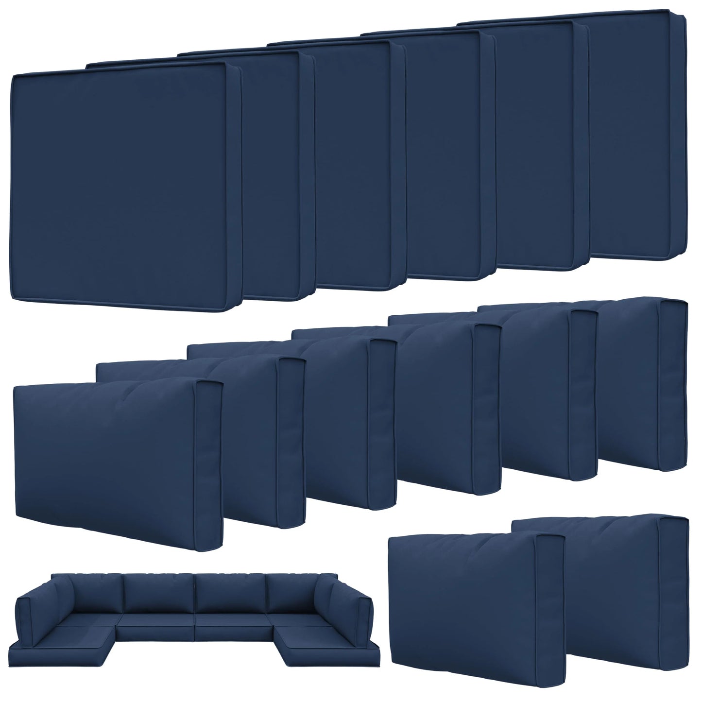 Funnel Cushion Set